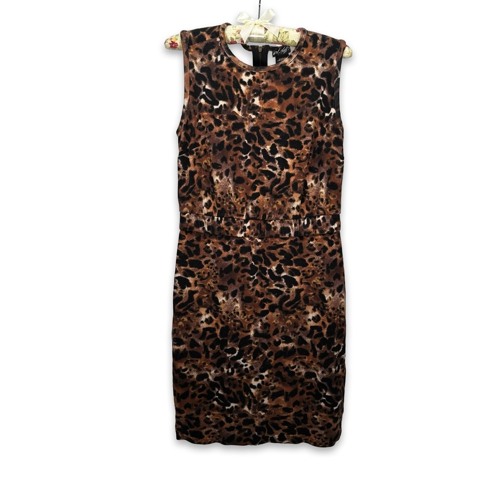 Vintage Lord and Taylor animal print dress size 4